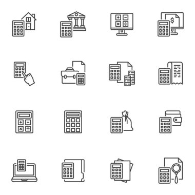 Finans muhasebe satırı simgeleri ayarlandı