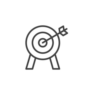 Ok satırı simgesi olan hedef