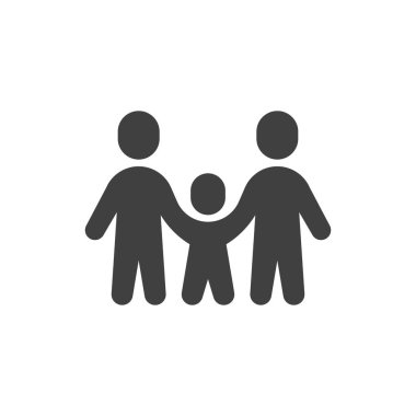 Aile ellerinin vektör simgesi