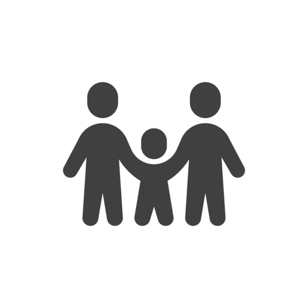 Родина тримає руки Векторна іконка — стоковий вектор