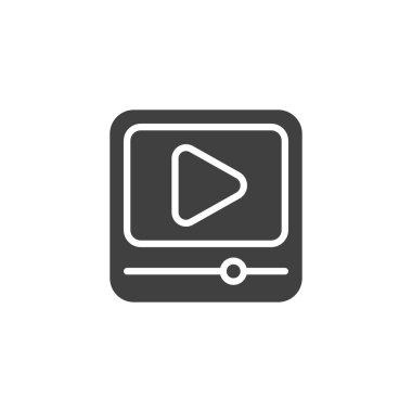 video oynatıcı vektör simgesi