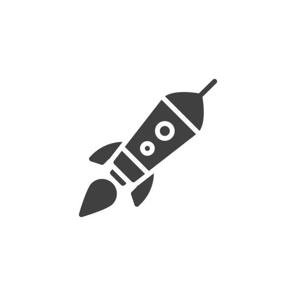 Rocket Startup Vector Icono — Vector de stock