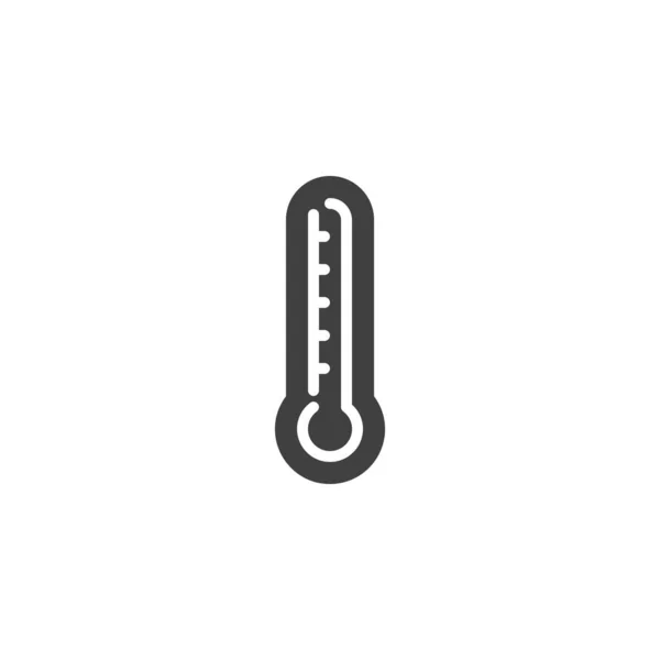 Thermometer vector icon — Stock Vector