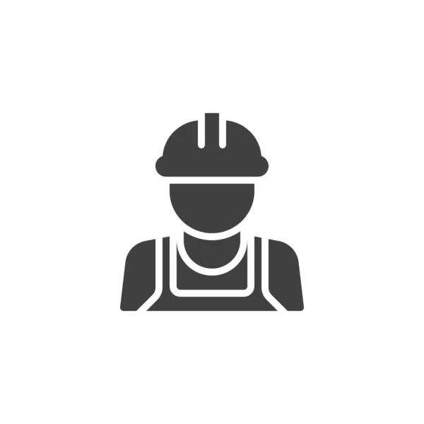 Industry worker vector icon — Stock Vector