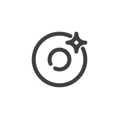 Tabak çizgisi simgesi