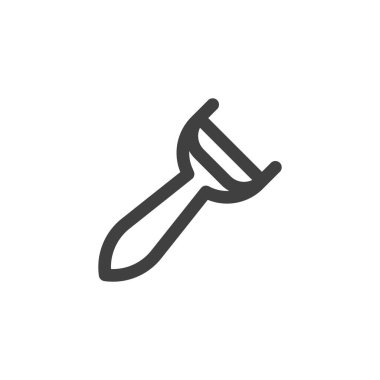 Patates soyacağı çizgisi simgesi