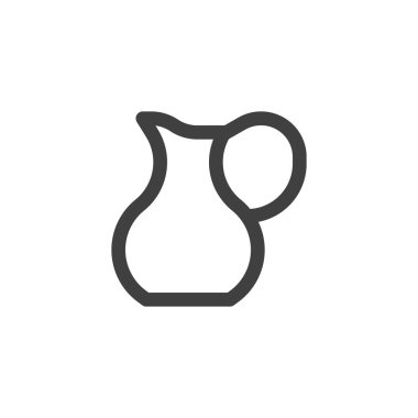 Su testisi çizgisi simgesi