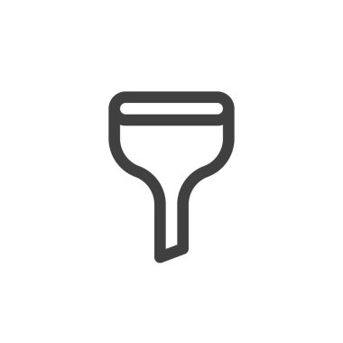 Mutfak huni hattı simgesi