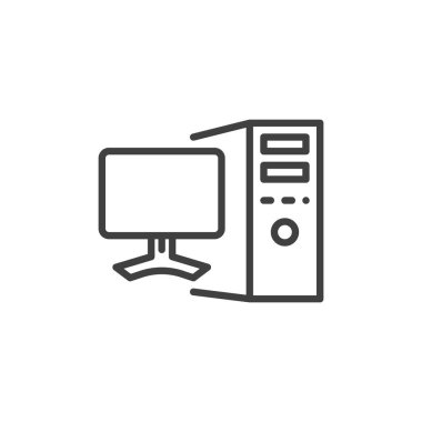 Masaüstü bilgisayar satırı simgesi