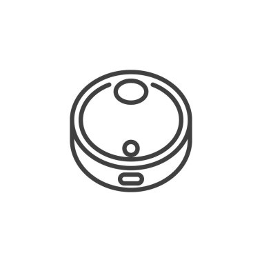 Robot elektrikli süpürge satırı simgesi