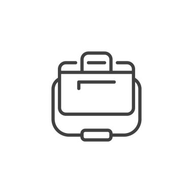 Laptop çanta satırı simgesi