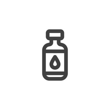 Su şişesi çizgisi simgesi