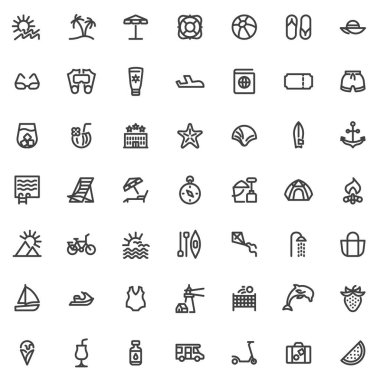 Yaza bağlı satır simgeleri