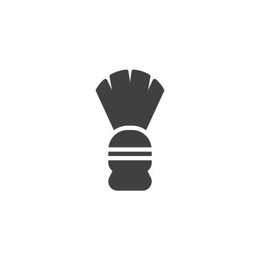 Tıraş fırçası vektör simgesi