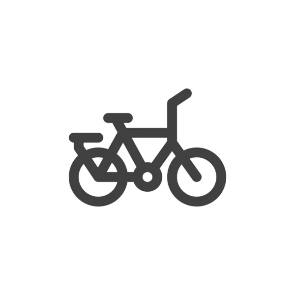 Pictogram fietslijn — Stockvector