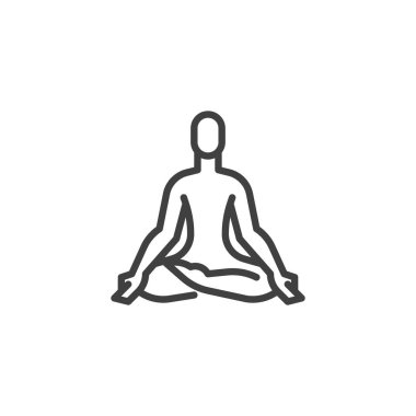 Lotus konum çizgisi simgesi