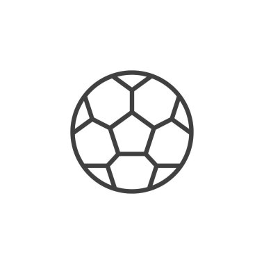 Futbol topu satırı simgesi