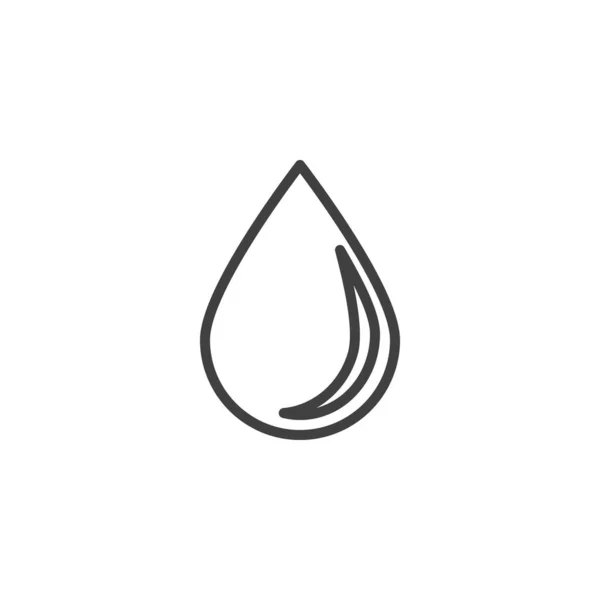 Symbolbild Wassertropfen — Stockvektor
