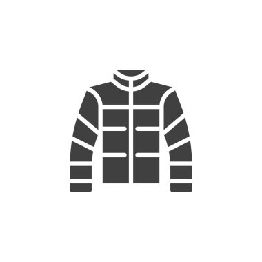 Aşağı ceket vektör simgesi