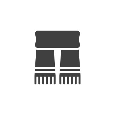 Eşarp vektör simgesi