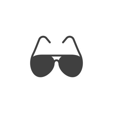 Güneş gözlüğü vektör simgesi