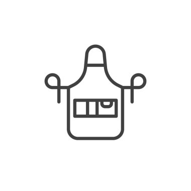 Cep satırı simgesi olan önlük