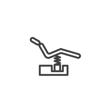 Tıbbi tablo çizgisi simgesi