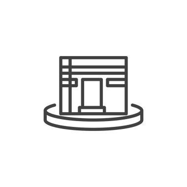 Kabe Mekke hattı simgesi