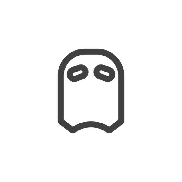 Swimming kickboard line icon — стоковый вектор