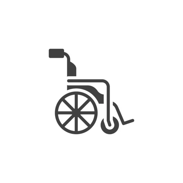 Icona vettore sedia a rotelle — Vettoriale Stock