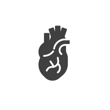 İnsan Kalbi vektörü simgesi