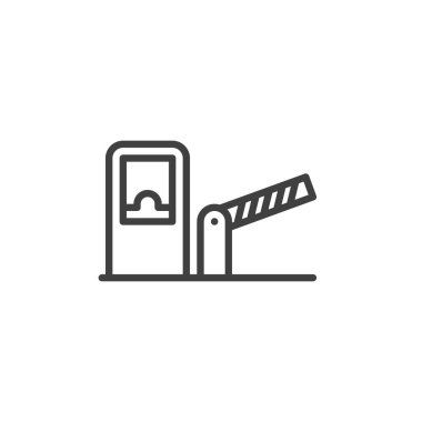 Otomatik bariyer kapısı simgesi