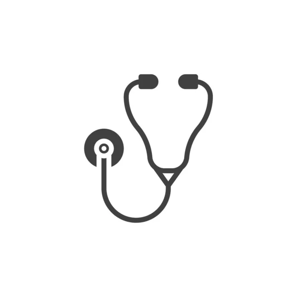 Stethoscope vector icon — Stock Vector