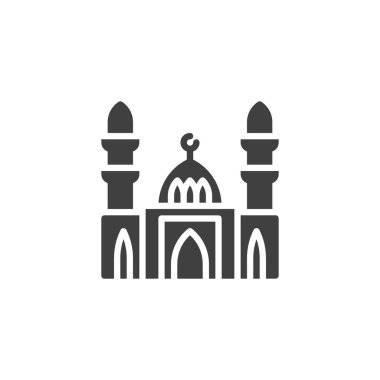 Cami inşa vektör simgesi