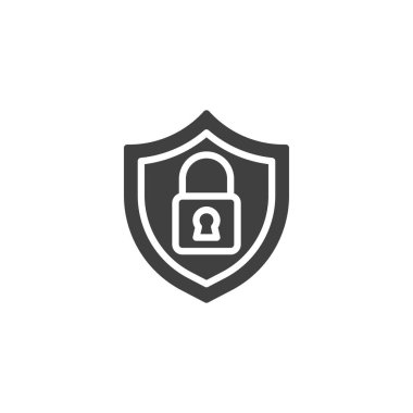 Antivirüs sistem koruma vektör simgesi