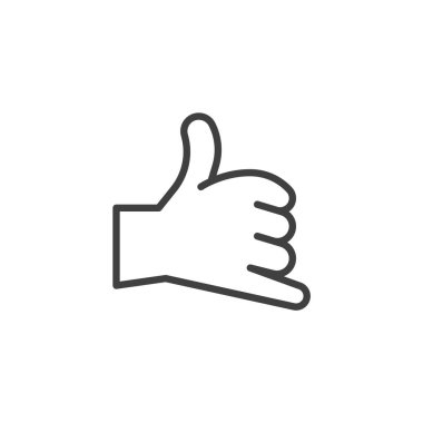 Bana el işareti simgesi de.