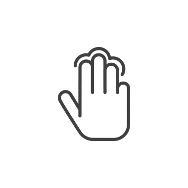 3x dokunun ve satır simgesini tutun