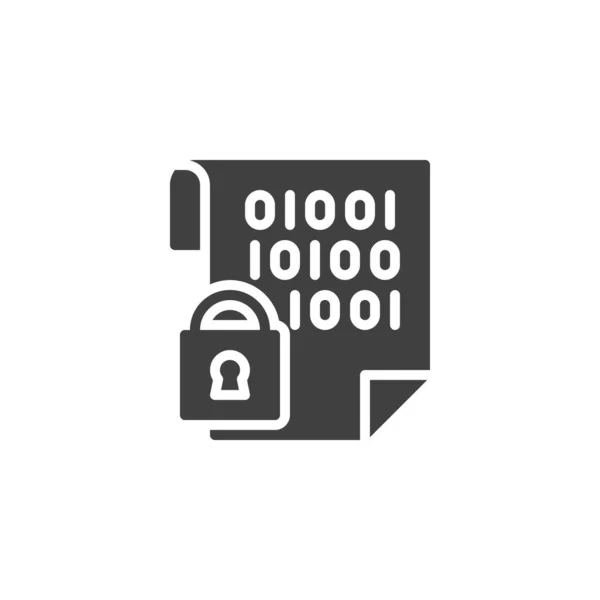 Secure data vector icon — Archivo Imágenes Vectoriales