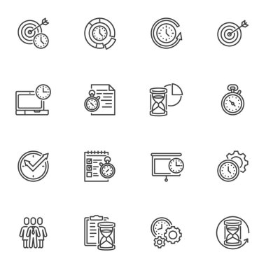 Zaman ve yönetim satırı simgeleri ayarlandı