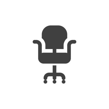 ofis koltuğu vektör simgesi