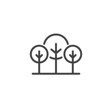 Ağaçlar satırı simgesi