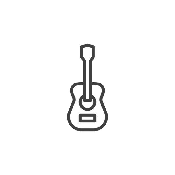 A gitárvonal ikonja — Stock Vector