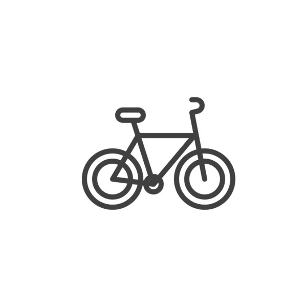 Icono de línea de bicicleta — Archivo Imágenes Vectoriales