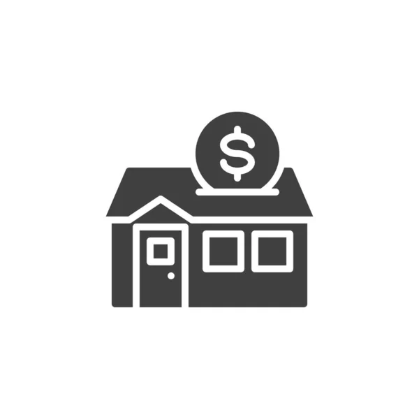 Home Icona vettoriale prestito — Vettoriale Stock