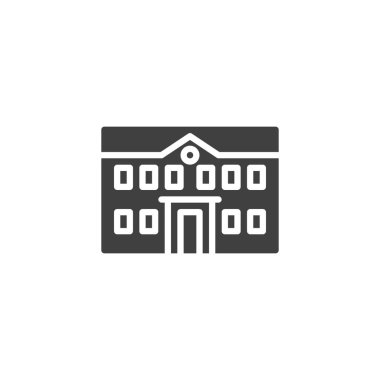 okul oluşturma vektör simgesi