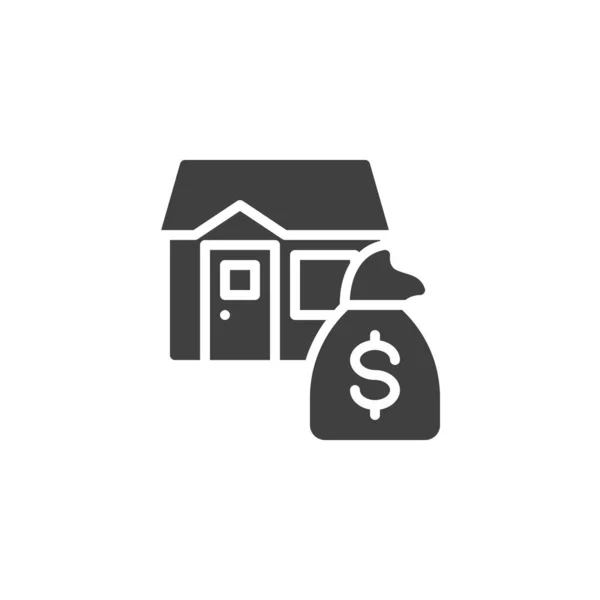 Real estate investment vector icon — Vector de stock