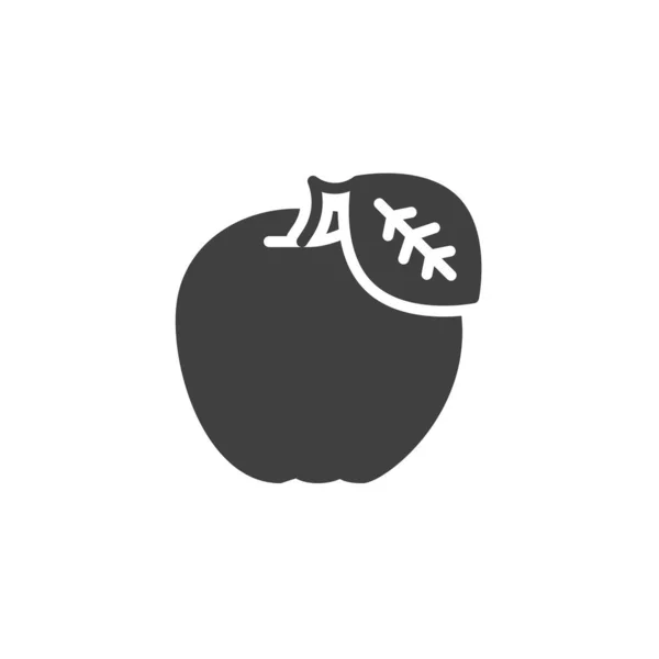 Ikona wektora owoców jabłoni — Wektor stockowy