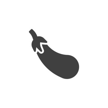 Patlıcan sebze vektör simgesi