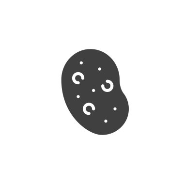 Patates sebze vektör simgesi