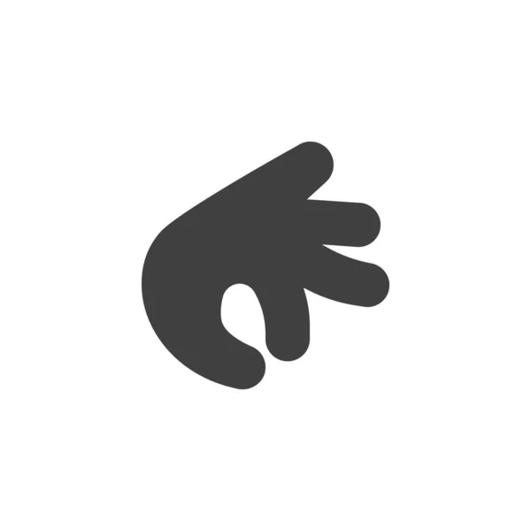 Pinch gesture vector icon — Vector de stock